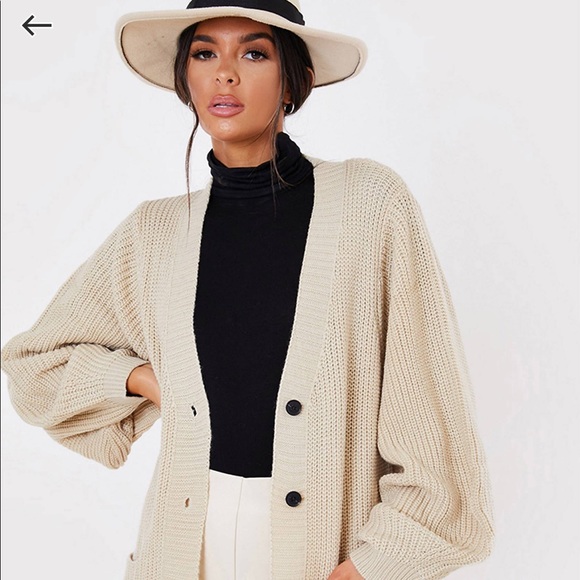 Maxi length knit cardigan - Picture 3 of 7